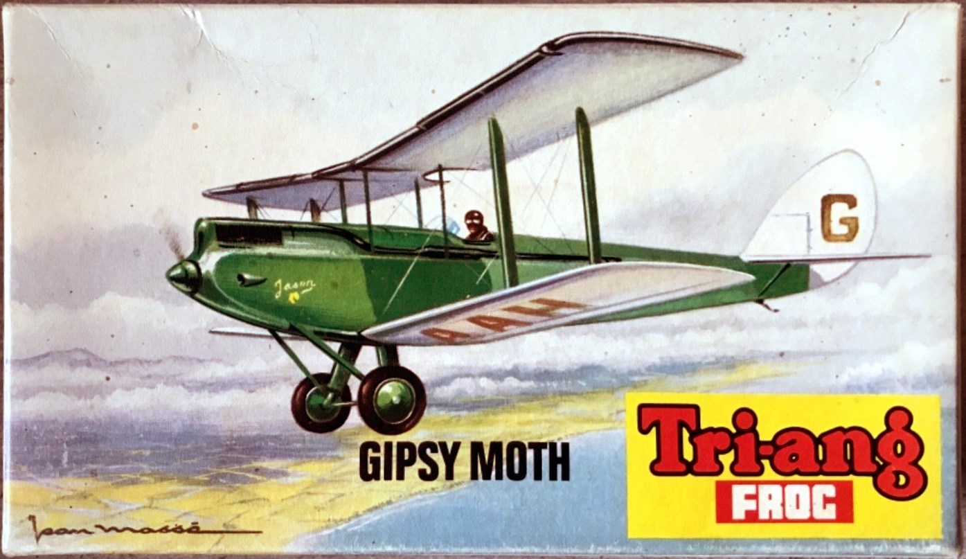 Верх коробки Tri-ang FROG 169P Gipsy Moth